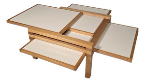 Hexa Coffee Table by Bernard Vuarnesson for Bellato, Italy, 1980