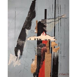 Martine Rosset, Composition, 1995, Mixed Media For Sale