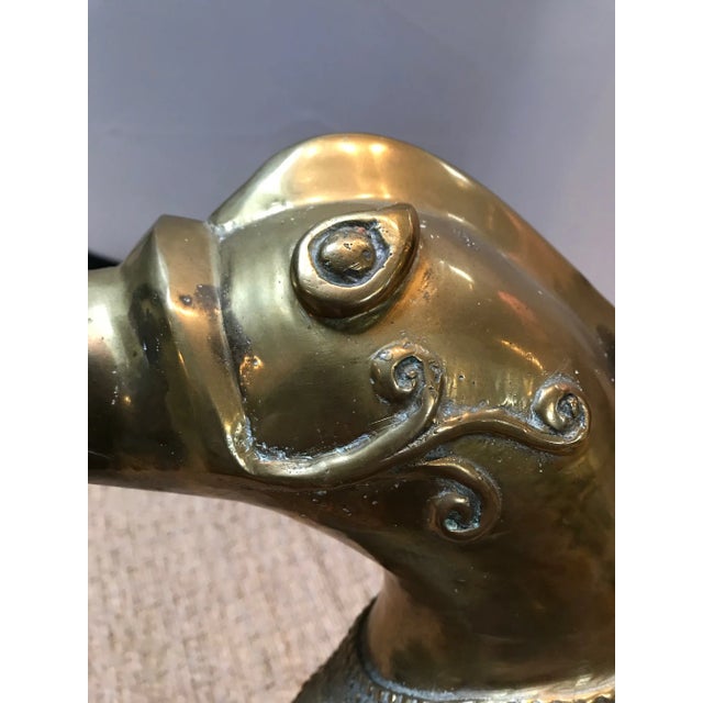 Metal Indian Brass Duck, Circa 1960's For Sale - Image 7 of 8