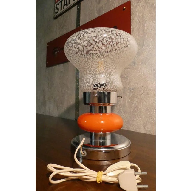 Italian Murano Glass Table Lamp, 1970s For Sale - Image 10 of 11