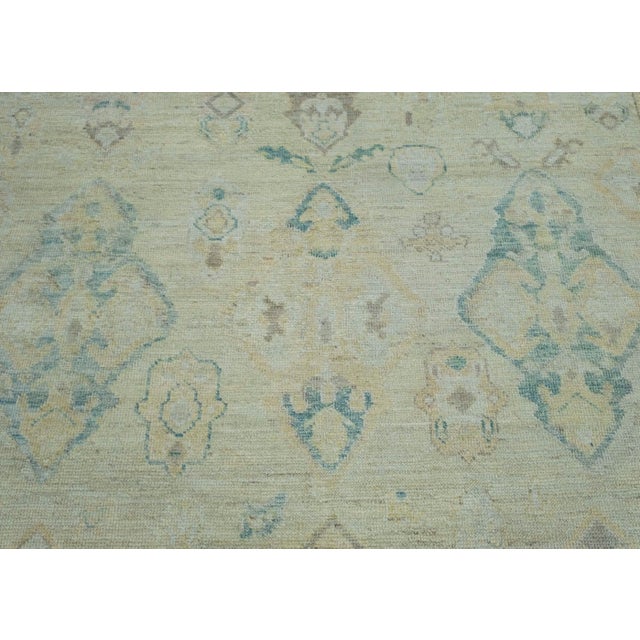 Turkish Oushak Rug 8'9" x 11'8" #18539 For Sale In Houston - Image 6 of 8