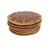 Mid-Century Modern 1960s Terracotta & Rattan Round Drink Coasters - Set of 6 For Sale - Image 3 of 5