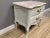 White Single Nightstand 2 Drawer Distressed White Cottage Beach Design For Sale In Philadelphia - Image 6 of 7