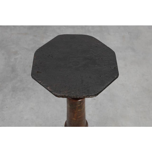 Antique French Turned Church Pedestals, 1700s, Set of 2 For Sale - Image 10 of 12