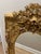 Rococo Large Ornate Rococo Revival Gold Floral Wood & Composition Wall Mirror For Sale - Image 3 of 16