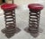 Industrial Pair of Industrial Springs Stools For Sale - Image 3 of 9