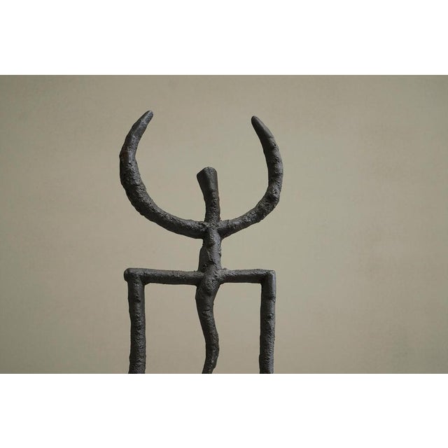 Philippe Starck Vintage Accent Chairs in Iron and Beech by Philippe Starck, 1980s, Set of 2 For Sale - Image 4 of 18