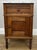 Bring timeless French character into your home with this elegant Antique French oak bedside cupboard featuring a beautiful...