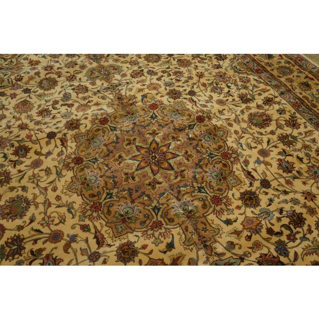Antique Persian Tabriz Rug For Sale - Image 4 of 4
