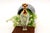 Glass Perfume Bottle with Gold Applications For Sale - Image 6 of 7