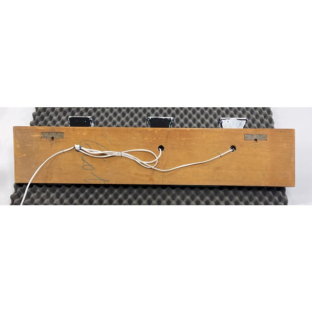 Panel with 7 Tiles and Lights in Ceramic from San Polo, Italy, 1950s For Sale - Image 13 of 17