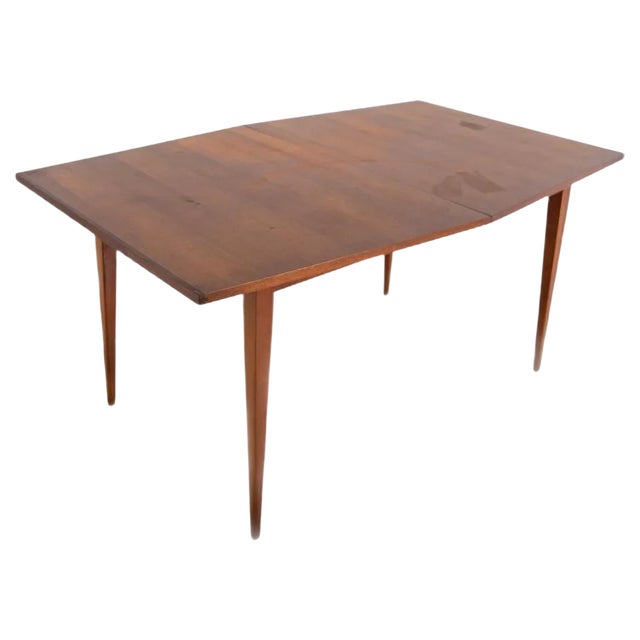 American Geometric Wooden Dining Table For Sale
