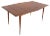American Geometric Wooden Dining Table For Sale
