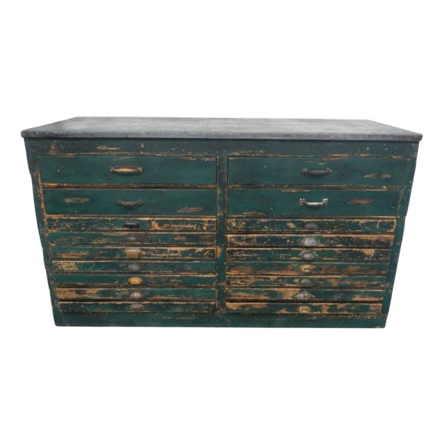 Typography Chest of Drawers, 1950s For Sale