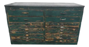 Typography Chest of Drawers, 1950s