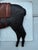 Carved Wood Llama Sculptural Wall Hanging For Sale - Image 4 of 5