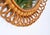 Mid-Century Spring Round Shape Mirror in Rattan, Wicker and Bamboo, Italy, 1960s For Sale - Image 14 of 16