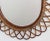 1960s Vintage Italian Rattan Wall Mirror, 1960s For Sale - Image 5 of 9