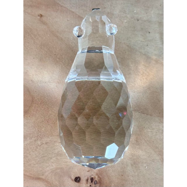 Late 20th Century Vintage Swarovski Crystal Polar Bear Figurine For Sale - Image 5 of 9