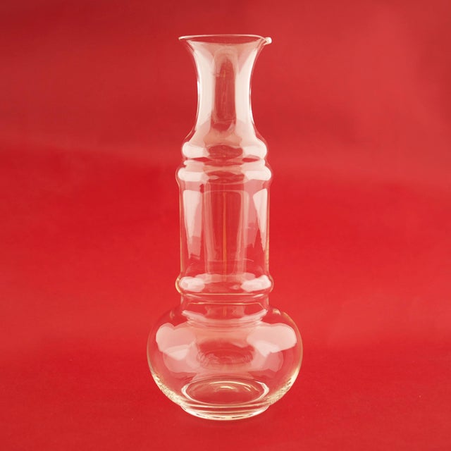 Glass Danish Glass Carafe, 1970s For Sale - Image 7 of 7