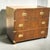 Campaign 1970s Michael Taylor for Baker Walnut & Brass Campaign Style Dresser For Sale - Image 3 of 10