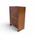 1930s Art Deco Waterfall Tallboy Dresser With Figured Wood For Sale - Image 4 of 16
