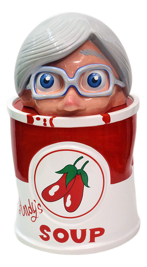 Large Andy Warhol Ceramic Figure by Massimo Giacon for Superego, 2000s