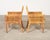 Wood Set of Four Billy Baldwin for Bielecky Cane Dining Armchairs For Sale - Image 7 of 18