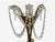 1930s Neoclassical Style, Swan Sconces, Gilt Metal, Crystal, France - a Pair For Sale - Image 10 of 11