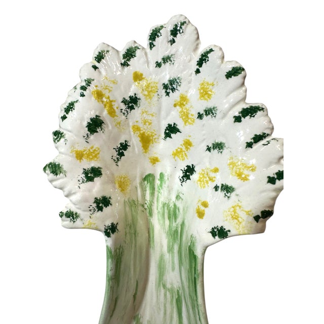Vintage Ceramic Celery Shaped Serving Dish For Sale In Birmingham - Image 6 of 12