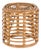 Rattan and Wicker Round Stool attributed to Tito Agnoli, Italy, 1960s For Sale