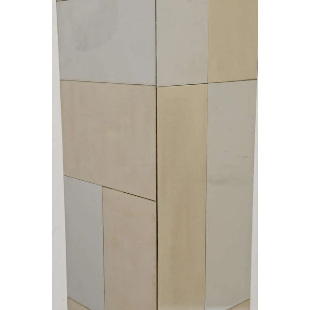 Vintage Paul Evans Dual Metal "Cityscape" Floor Lamp, 1970's For Sale - Image 10 of 10