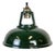 Vintage Industrial Green Painted Ceiling Lamp For Sale