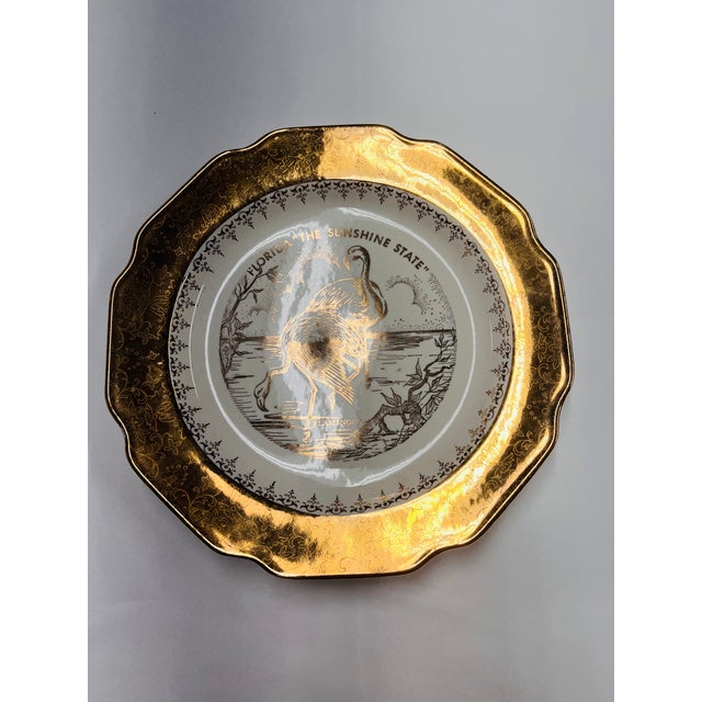 Mid-Century Florida Flamingo 22k Gold Plate For Sale In New York - Image 6 of 8