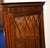 Wood 1950s Georgian Style Mahogany Inlaid Pair of Corner Display Cabinets 2 Keys For Sale - Image 7 of 17