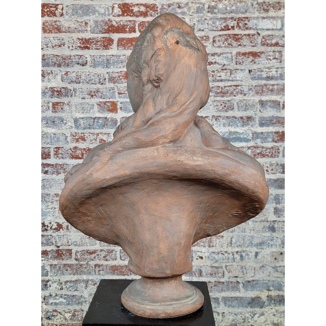 19th Century French Terracotta Bust of Madame Du Barry For Sale - Image 10 of 10