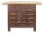 Double Top Drawer Carved Cabinet or Sideboard For Sale