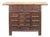 Double Top Drawer Carved Elm Sideboard For Sale