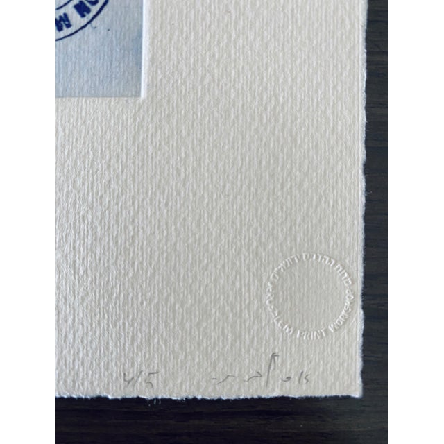 Printmaking Materials Asaf Ben Tzvi, Israeli Abstract Modernist Color Etching - Mineral Collection For Sale - Image 7 of 9