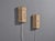 Swedish Modern, Wall Sconces, Beige and White Crocheted Fabric, Sweden, 1970s For Sale - Image 4 of 10