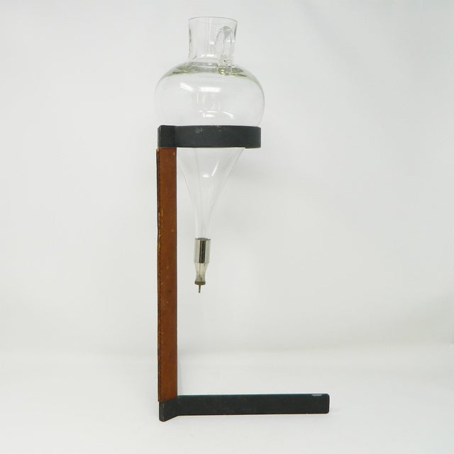 Carl Auböck Model 5018 Wine Lifter in Brown Leather by Carl Auböck for Werkstätte Carl Auböck, 1970s For Sale - Image 4 of 5