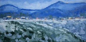 Winterscapes — Truchas Snow (Original Impressionist Oil Painting)