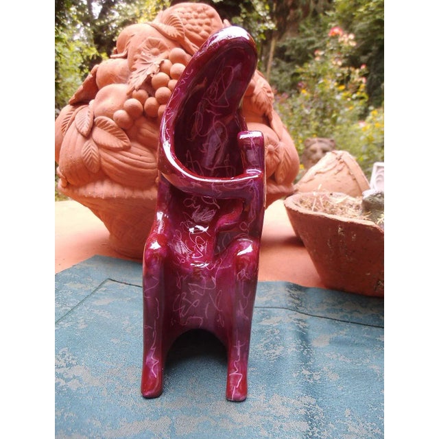 An abstract madonna figure with child, from the rosenthal selb manufactory. I suspect from the 50s, designed by hans...