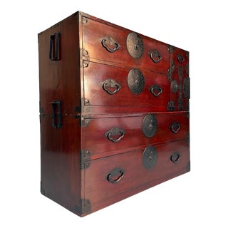 Japanese Kasane Isho-Dansu Kimono Storage Chest, 1910s For Sale