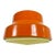 Space Age Bumling Orange Pendant Lamp, Germany, 1970s For Sale
