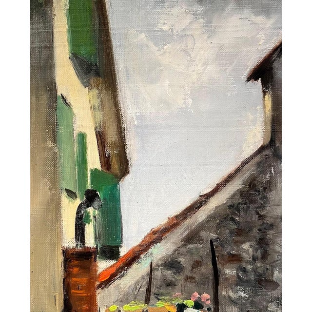 Roland Coudan, Bell Tower, Oil on Canvas, 1952, Framed For Sale - Image 9 of 14