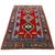 1930s Antique Kazak Rug – Bold Red, Turquoise & Tribal Geometric Design 5x8 For Sale - Image 5 of 5