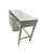 Contemporary 1980s Classic White Wooden Writing Desk For Sale - Image 3 of 5