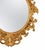 A Vintage Rococo-Style Gold Oval Wall Mirror For Sale - Image 4 of 11