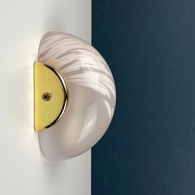 1970s Vintage Pink Murano Wall Lamp, Italy, 1970s For Sale - Image 5 of 14